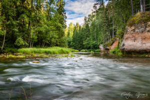 Amatas River, Latvia (1) 2020 by Evelyn Apinis