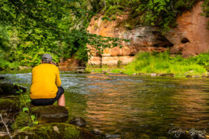 Amatas River, Latvia (3) 2020 by Evelyn Apinis