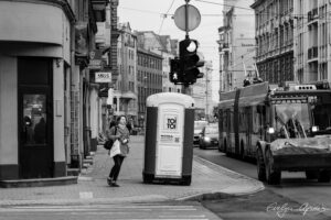 At Caka Street, Riga (2) 2020 by Evelyn Apinis