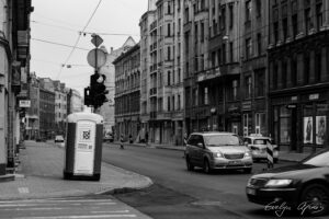 At Caka Street, Riga (3) 2020 by Evelyn Apinis